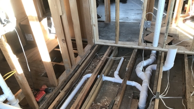 Drain Piping Replacement Photo
